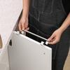 Multi-purpose Towel Rack Stainless Steel Single Pole Towel Rack  Punching Cabinet Door Back Rag Hanging Rack Towel