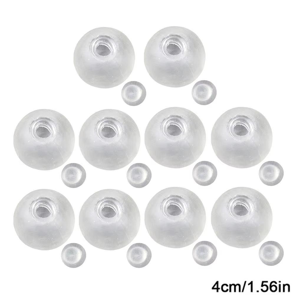 10Pcs Sphere Jewelry Trp Casting Molds Tools Diy Empty Ball Skin Handmade Ball Decompression Slow Rebound Toy