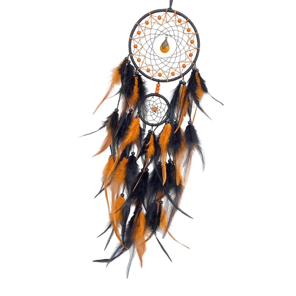 Dream Catchers for Bedroom Boho Dream Catcher Wall Decor Crystal Wood Beads Hanging Ornament Home Decorations Gift