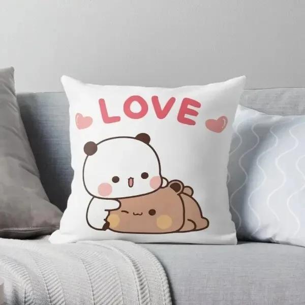 Panda Bubu Dudu Pattern Decorative Pillowcase Home Decorative Cushion Pillowcase Bedding