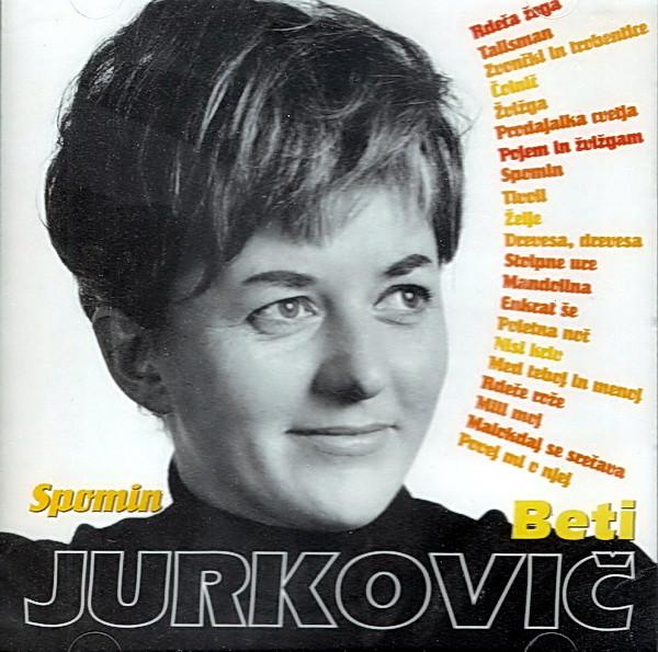 CD BETI JURKOVIĆ - Spomin 103681 ZKP RTVS 1997 Slovenia Jazz Used