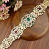 Gold Color Women Waist Belt Bride Wedding Jewelry Crystal Metal Chain Adjustable Length
