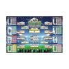 Poster cu Programul Cupei Mondiale de Fotbal 2026, Diagramă de Urmărire din Material Durabil pentru Fani