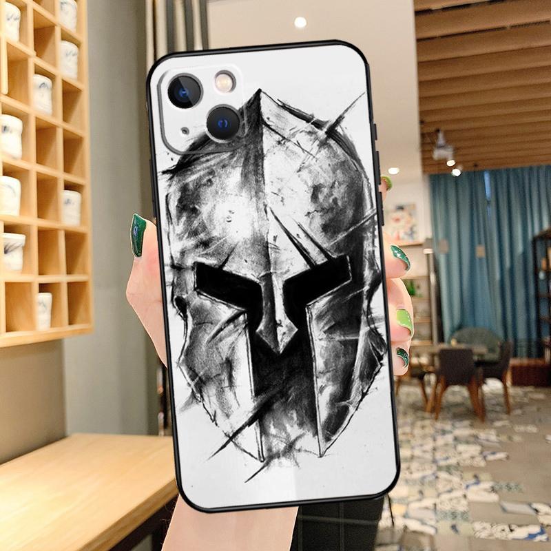 Spartan Phone Case For iPhone 16 17 Pro Max 15 14 13 11 12 Pro Max Mini 15 16 Plus 16e 17 Air Cover