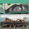 Natural Fish Printed 3d Hideout Tunnel Pleco Cave Aquarium Decor Under Gravel Tunnel Cave For Cichlid Clown Loach Kuhli Loach