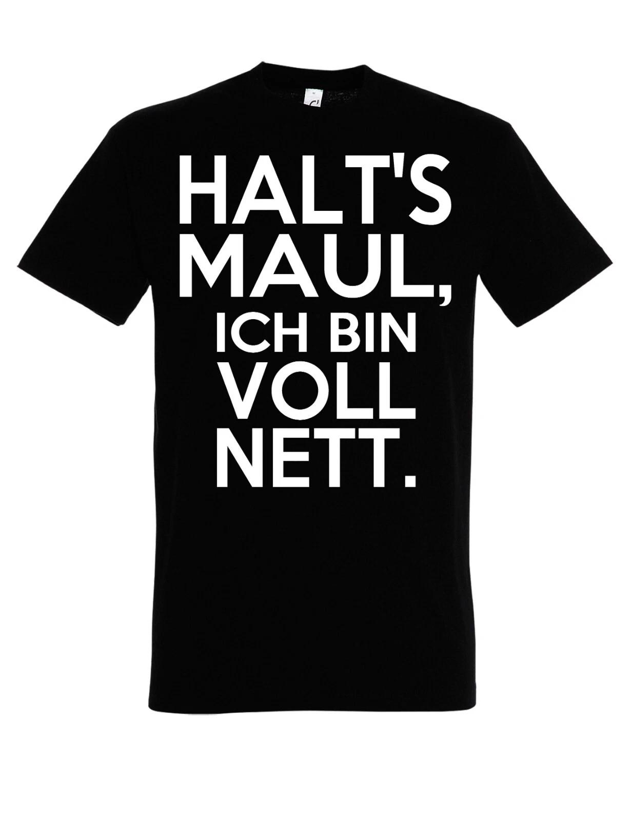 

Men s T-Shirt Shut up I m fully nice Print Funny Saying Fun Shirt 3XL