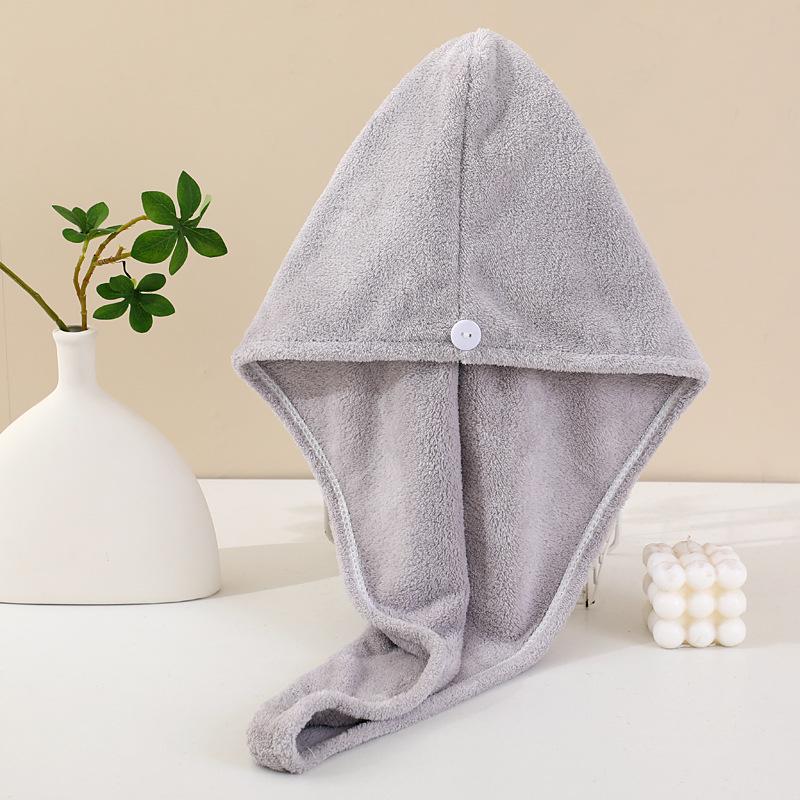 Women's Quick-Dry Single Layer Hair Drying Cap with Strong Water Absorption - Thickened Bath & Home Towel