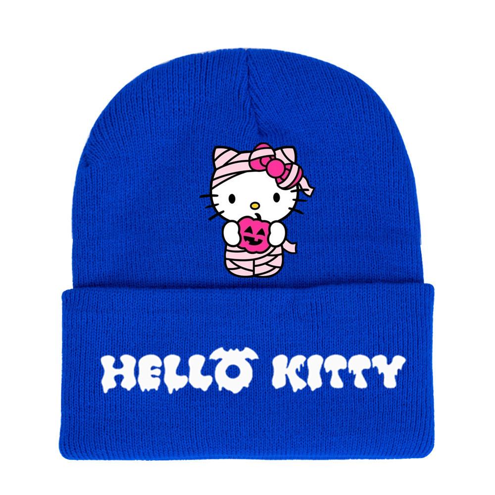 Halloween Printed Knit Cap For Winter Teens And Cartoon Enthusiasts