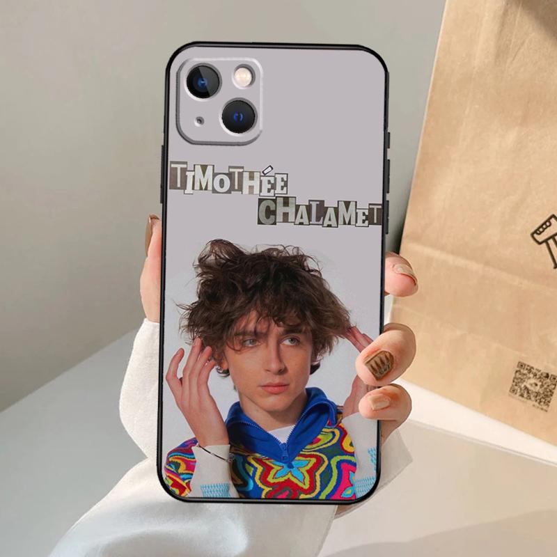 Timothee Chalamet Actor Phone Case For iPhone 17 Air 16 15 14 11 12 13 Pro Max 12 13 Mini 15 16 Plus 16e Cover Coque