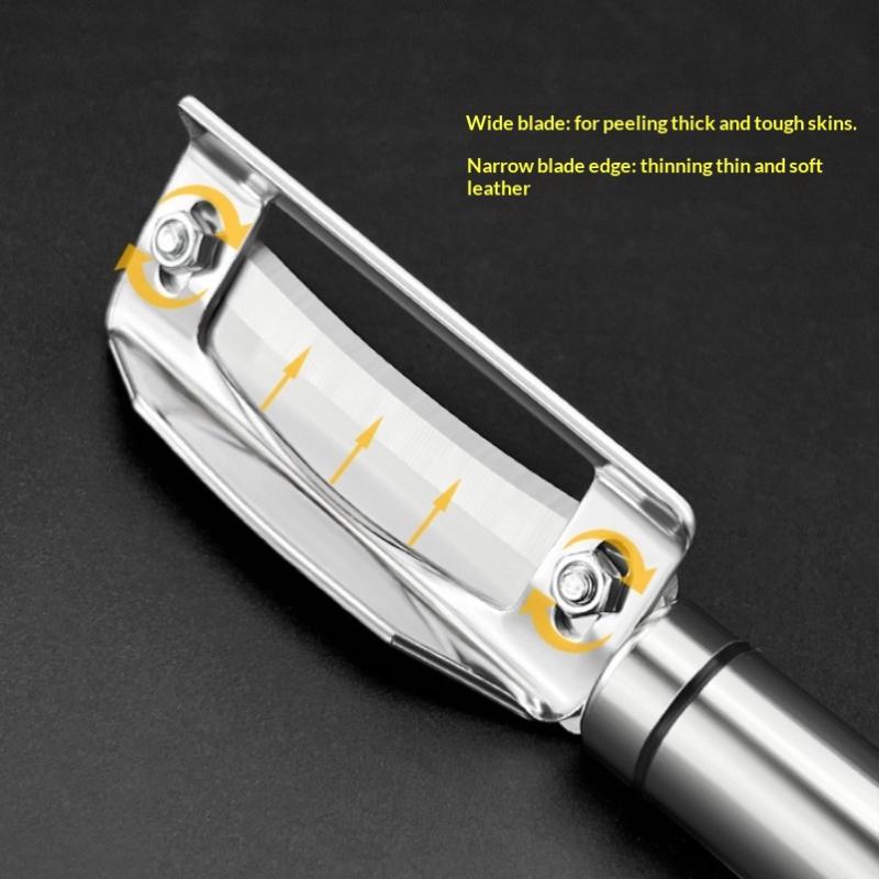 Stainless Steel Vegetable Peeler Safe Sharp Blade for Melon Fruit Potato Kitchen Tool Perfect for Home Cooking Use