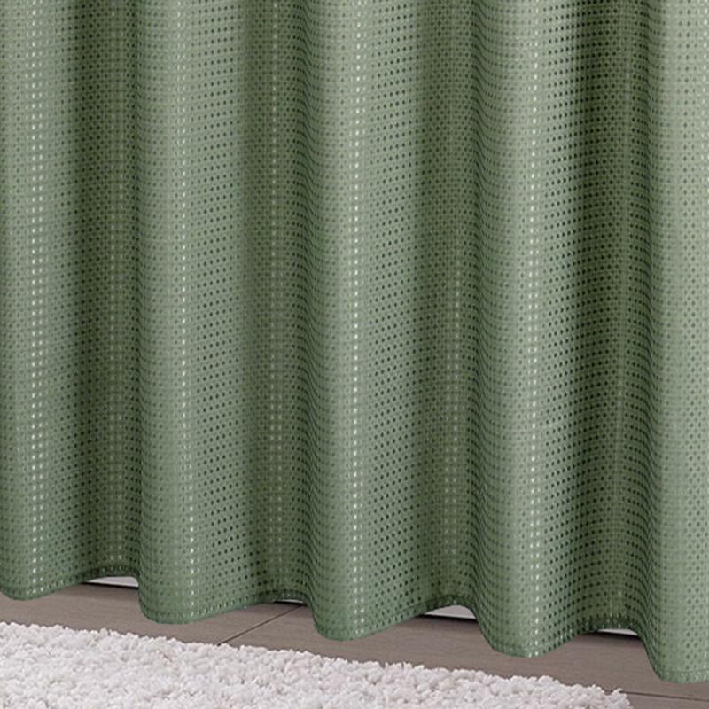 Peva Waterproof Bathroom Shower Curtain with Hooks Mildew-Proof Window Curtain Thickening Bath Curtain Home Shower Accessories