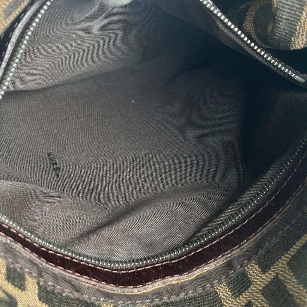 Fendi Zucca Handbag Brown Women Used