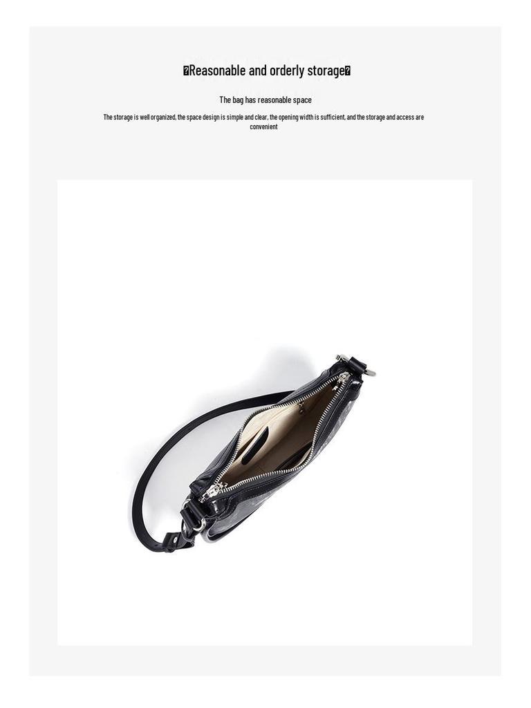Crescent Crossbody Bag: 2025 Style, Versatile Small Women's Design, High-End Silk Satin Fashion.