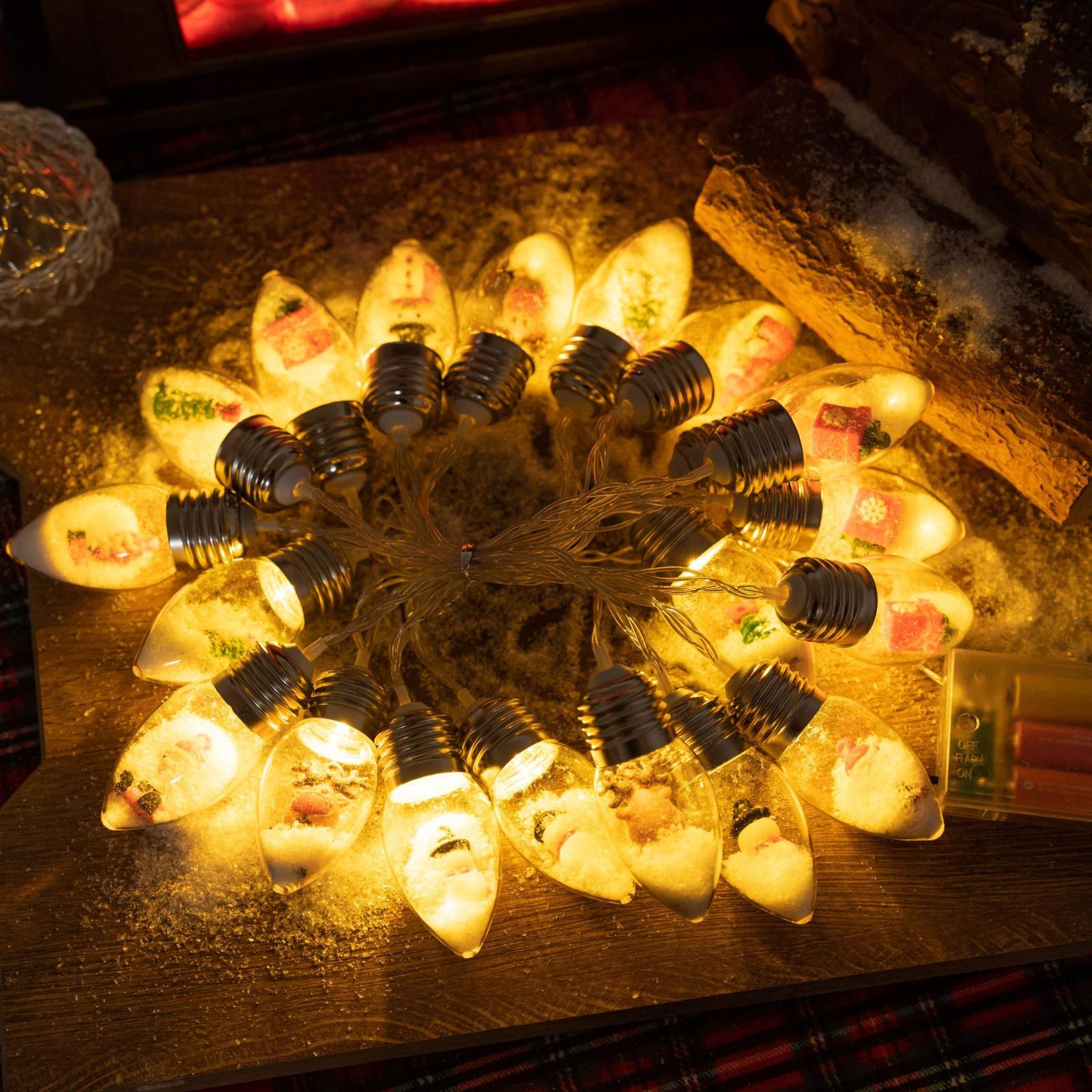 

Рождественский Снеговик Лось Светодиодная Гирлянда Наружная Клаус Декоративная Рождественская Елка Разноцветные Огни One Size