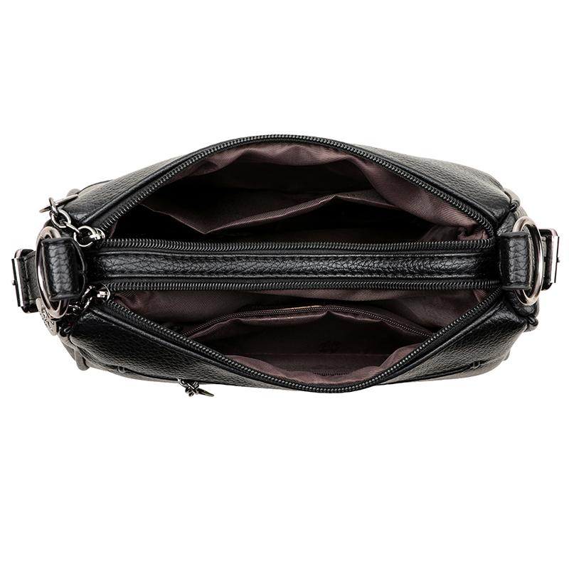 Women's Bag Soft Leather Shoulder Crossbody Bag Underarm Handbag