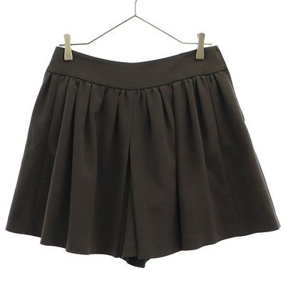 FOXEY NEW YORK Gathered Shorts 40 Gray Women Used