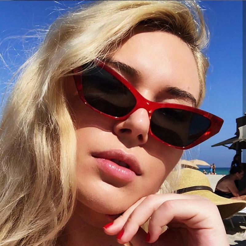 Cat Eye Sunglasses Fashion Vintage Retro Triangular Glasses for Women Men Designer Brand Outdoor Travel