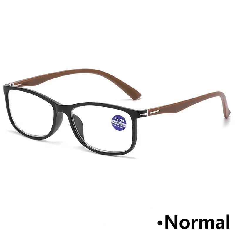 Fashion Men Women'S Anti-Blue Reading Glasses Trendy Transparent Far Sight Eyeglasses Unisex Ultralight Presbyopia Prescriptions