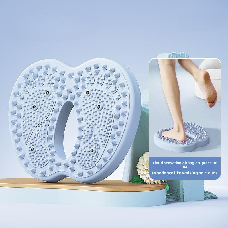 

Household Inflatable Foot Massager Anti-slip Magnet Stone Stepper Pad Pressure Points Slimming in Situ Sports Fitness Equipment синій
