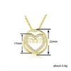Cao Shi's Heart Zircon Necklace for Mothers - Perfect Mother's Day Gift