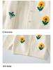Korean Style Baby Girls' Knit Cardigan - Spring/Autumn Round Neck Sweater for Toddlers (Ages 1-4)