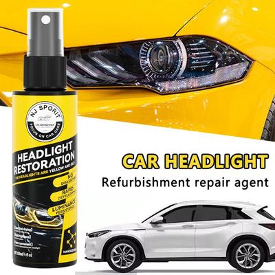Scheinwerfer Reparatur Spray für Auto Aufbereitung Anti-Oxidations Beschichtung Auto Lampe Polier Mittel Kratzer Entfernung Schmutz Reiniger