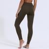 Women's High-Waisted Plus Velvet Lamb Fleece Leggings - Thickened, Plain, Warm, Autumn/Winter