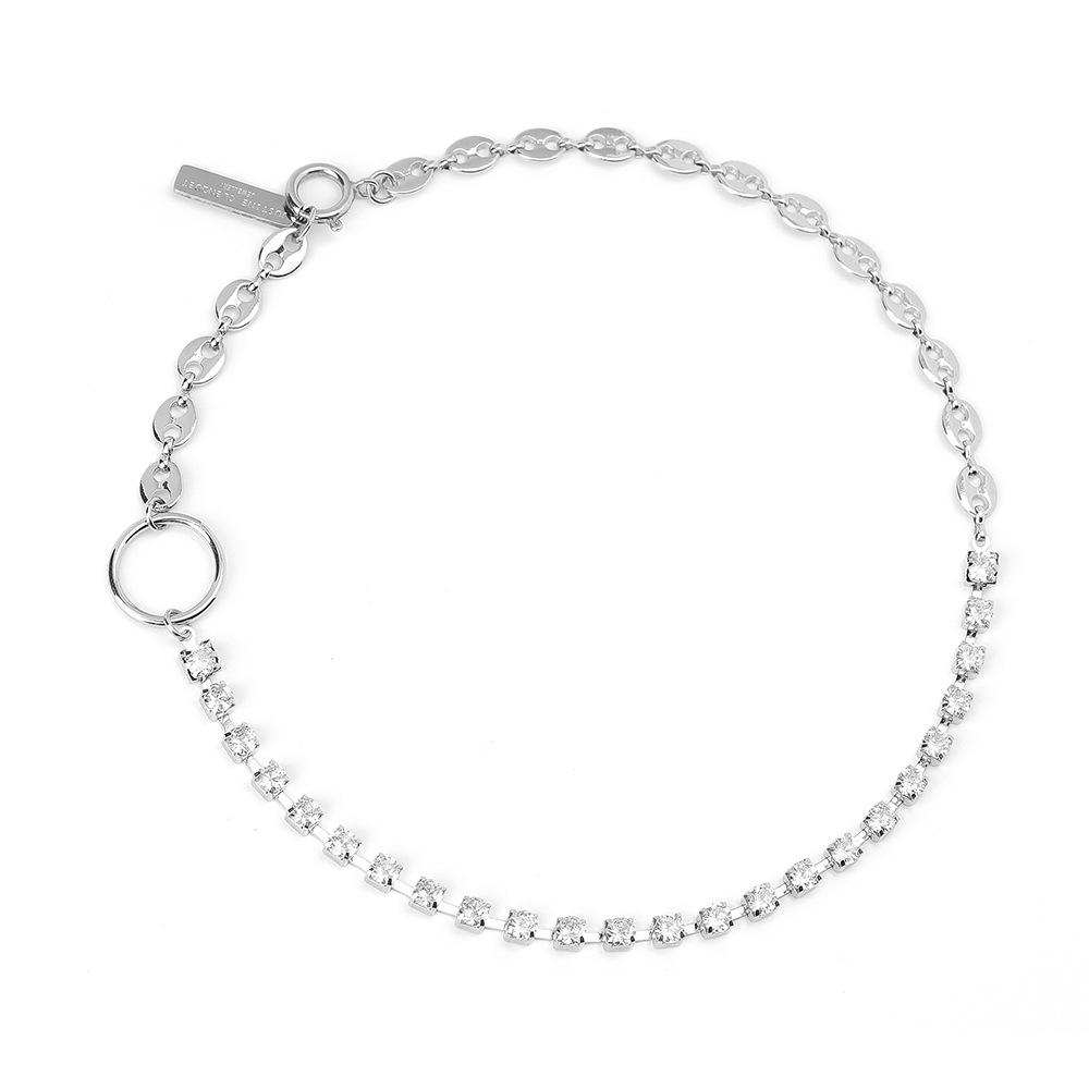 

Нишевый дизайн Короткое ожерелье с бриллиантами в японском и корейском стиле для пар