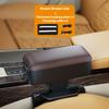 Charging Car Arm Rest Storage Box Adjustable Height Organizer Elbow Support Pad Center Console Car Seat Gap Armrest Box