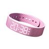 Fitness Alarm Clock Watch IP65 Waterproof Multifunctional USB Charging Digital Silent Vibration Wake-Up Sports Wristband