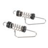 10PCS Boat Flag Clips Stainless Steel for Halyards Outrigger Lines Antennas Stern Lights Flagpole