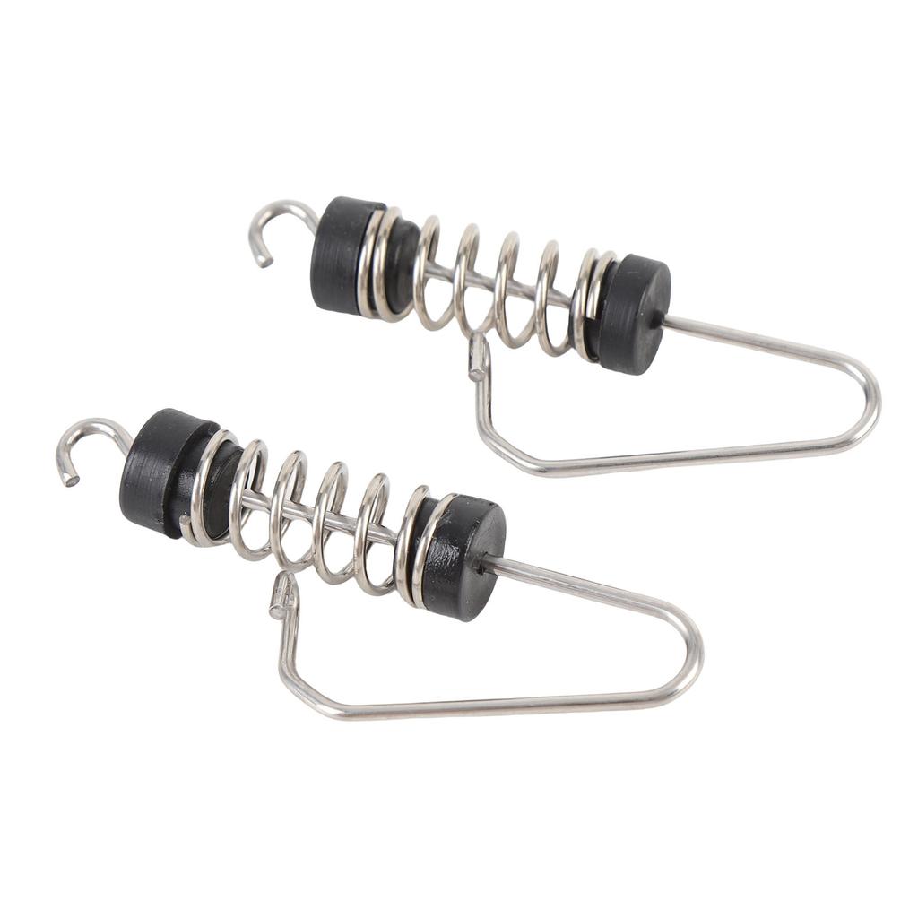 10PCS Boat Flag Clips Stainless Steel for Halyards Outrigger Lines Antennas Stern Lights Flagpole