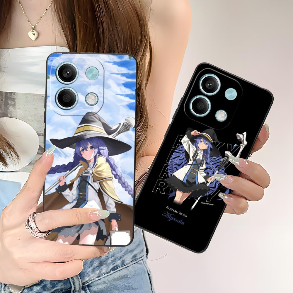 Mushoku Tensei Roxy Mobile Phone Case for POCO F7 F6 F5 F4 F3 F2 Pro GT C75 C71 C65 C61 C40 Pro Ultra Colorful Printing Cover