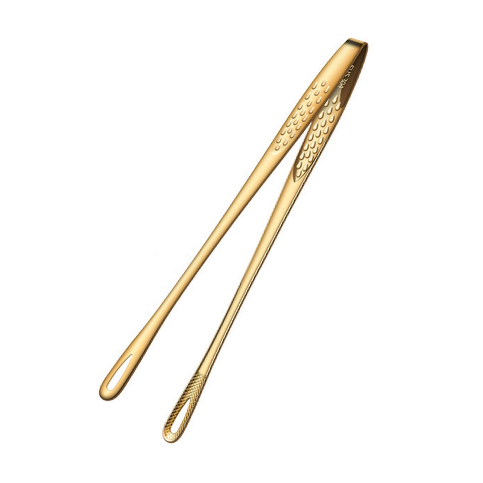 

Щипцы для шведского стола из нержавеющей стали 304, щипцы для стейка, корейские щипцы для барбекю One Size золотой