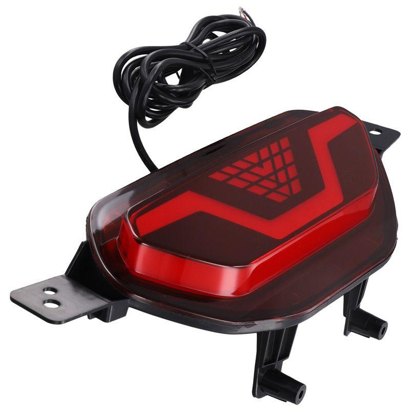 Car Rear Bumper Reflector Brake Light For Tracker Trax 2019-2024 LED Warning Fog Lamp Driving Light