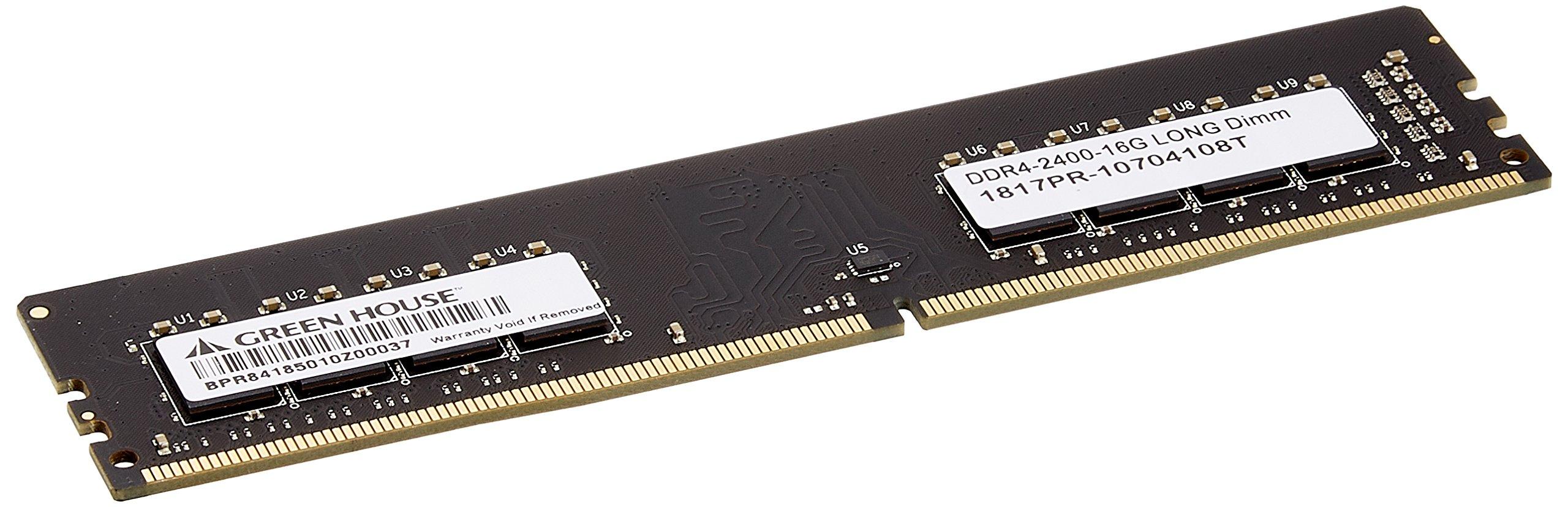 

Greenhouse Desktop PC Memory DDR4 DIMM 16GB PC4-19200 (DDR4-2400) GH-DRF2400-16GB