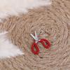 1:12 Dollhouse Mini Metal Red Scissors Simulation Furniture Scissors Model Toys
