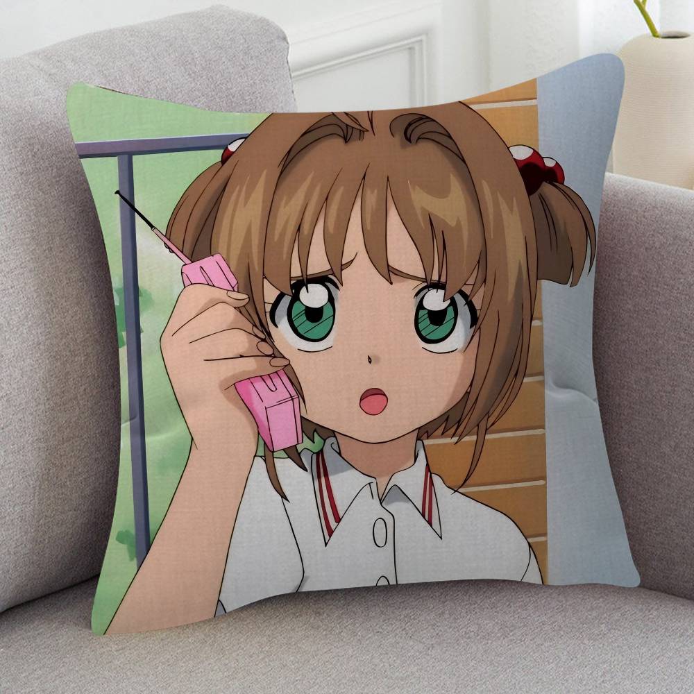 Cardcaptor Sakura Pillow Gift Home Office Decoration Pillow Bedroom Sofa Car Cushion CoverPillow Case