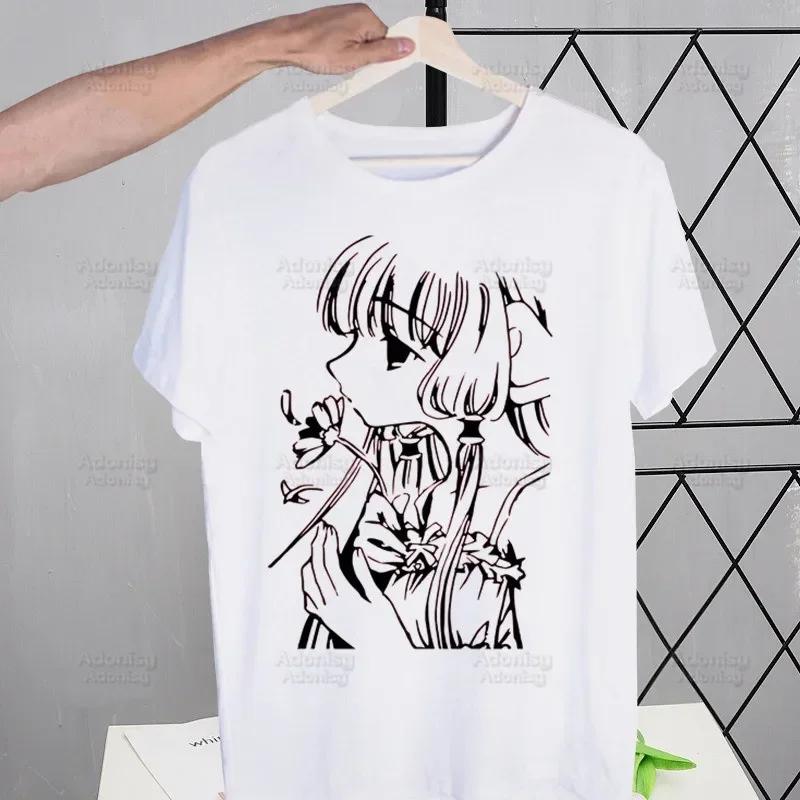 Chobits Chi Men's Tshirt Cute Printing Shirt Mens Fashion T-Shirt For Men Casual Tops Short Sleeve