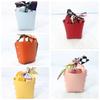 10PCS Distribute Leather Gift Bags Wedding Favour Bag for Guest Mini Handbag with Ribbon Candy Packaging Box Party Decor