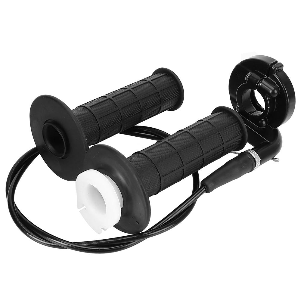 

7/8 22mm Motorcycle Grip Handle Bar Handle Grips and Cable Set Motorbike Accessories 1Pair Dirtbike Throttle Accelerator Universal 26506