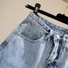 Women's A-Line High-Waisted Rolled Denim Shorts - 2020 Summer Collection