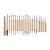 43Pcs/Set Ceramic Carving Pottery Clay Modeling Sculpting Tool with Carrying Bag