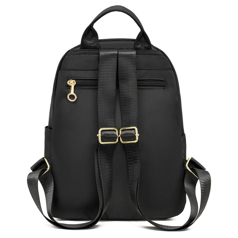 Small Floral Backpack Women's Large Capacity Oxford Cloth Lightweight Backpack