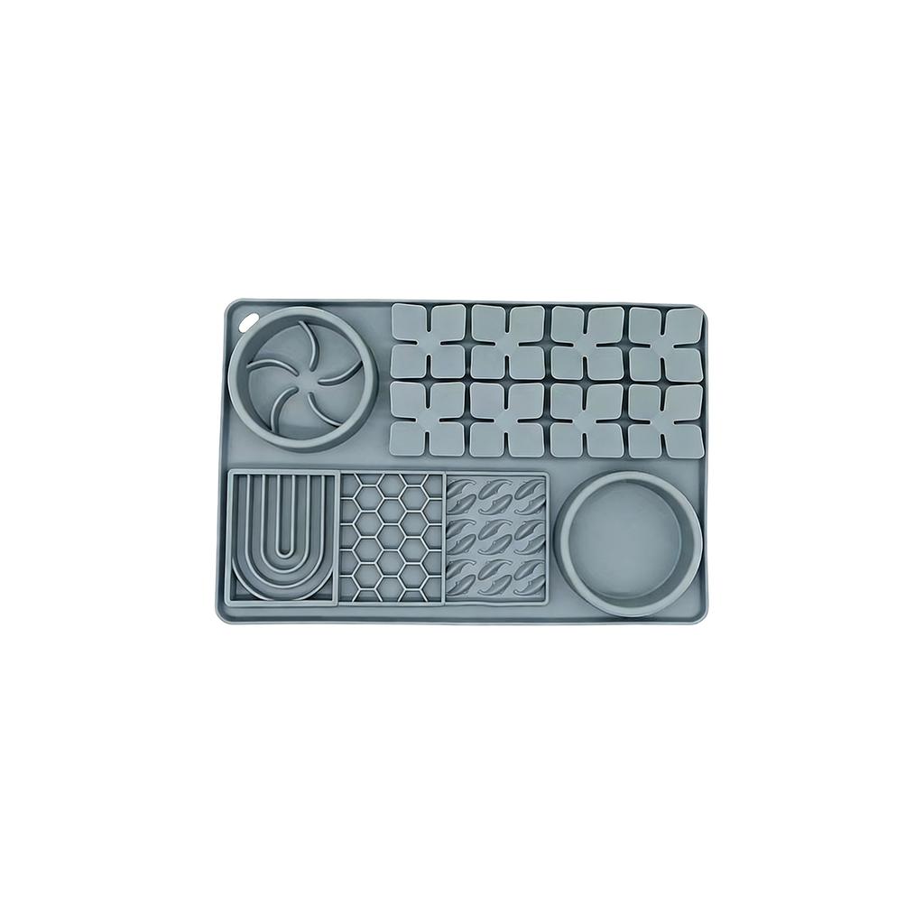 New Multifunctional Pet Licking Pad, Food Grade Silicone Pet Bowl, Choking And   Silicone Partition Plate