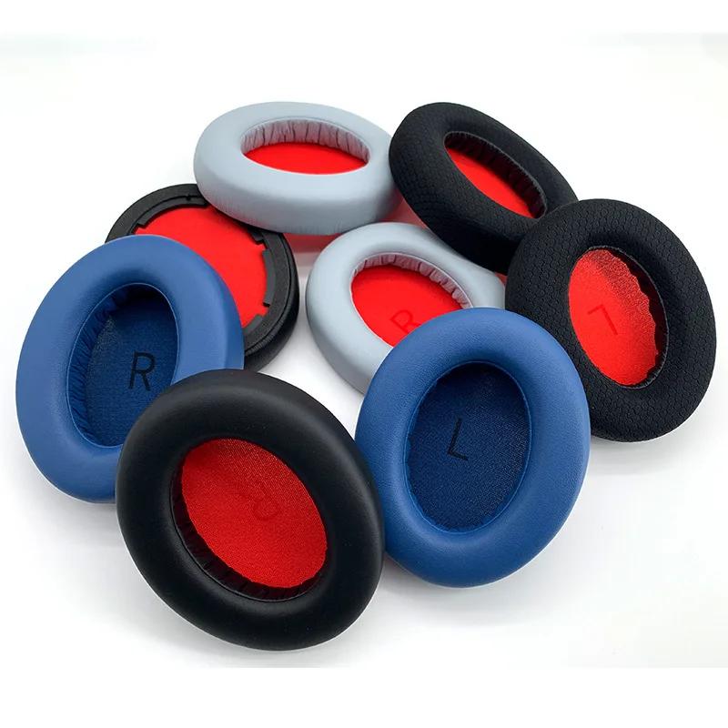 New Suitable for 1MORE SonoFlow headset Replacement original noise cancelling Protein skin / Mesh memory sponge Ear Pads