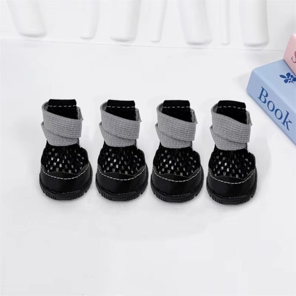 Anti-Slip Small Dog Shoes Breathable Mesh Puppy Boots Fashion Pet Shoes Outdoor Walk