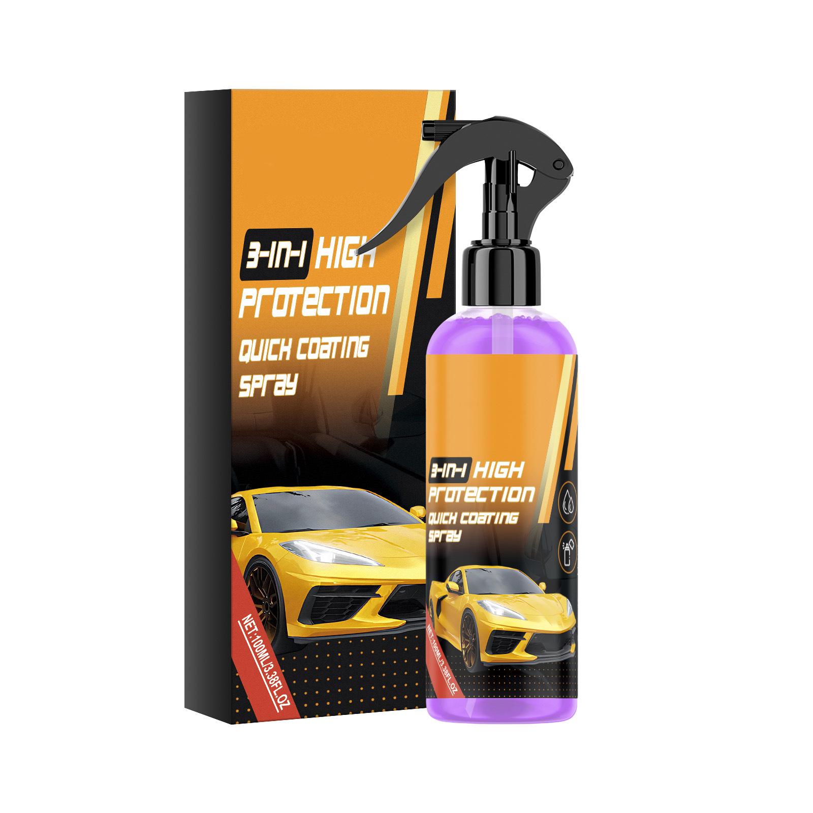 

Car Coating Spray, Paint Cleaning Agent, Gloss Enhancer, And Restoration Spray100ML One Size