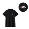 Li Ning Fashion Embroidered Breathable Casual Design Versatile Short Sleeve Polo Shirt Unisex Tops Black APLT1371-1(TEAM702-B11)