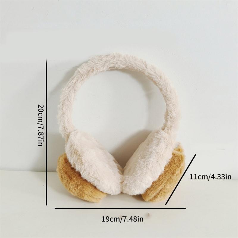 Plüsch-Ohrenwärmer im Cartoon-Stil für Outdoor-Aktivitäten Kapibara-förmige Ohrenschützer Weiche Faltbare Tier-Themen-Ohrenklappen